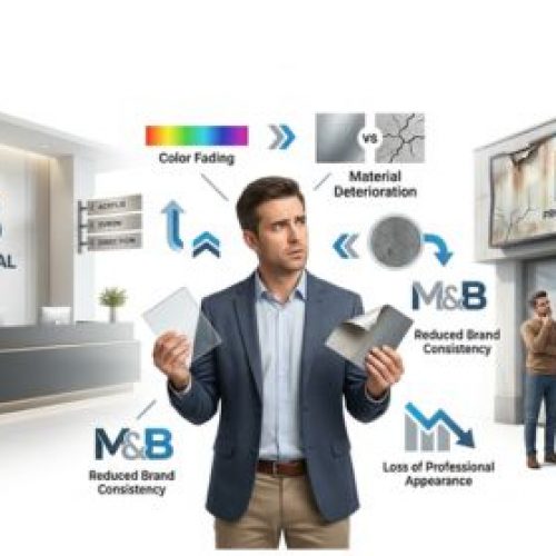 Indoor VS Outdoor Signage Confusion: How Using the Wrong Material Damages Branding
